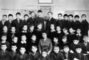 Putin's grade school photo