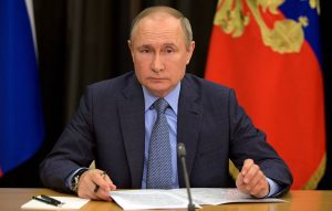 Russia President Putin meets with Russia Deputy PM Golikova