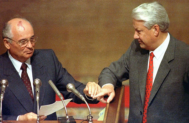 qorbacov yeltsin