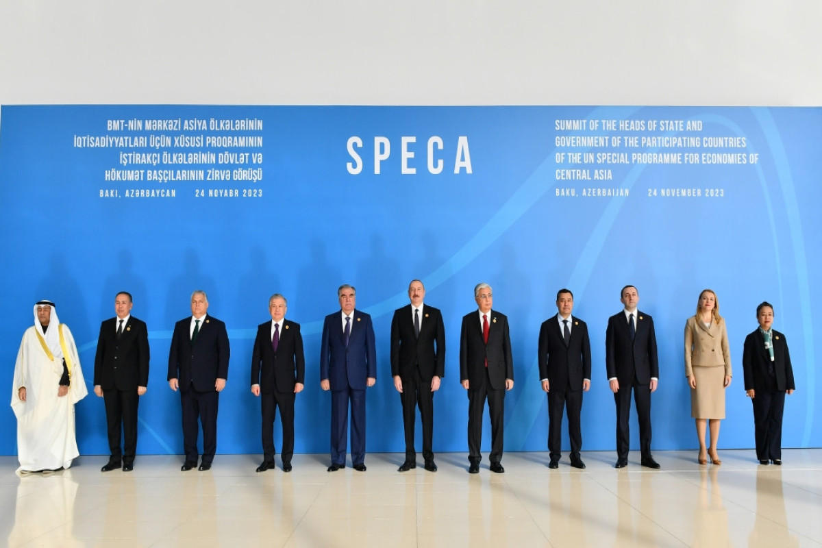 Prezident Bakıda SPECA-nın Zirvə görüşündə çıxış edib