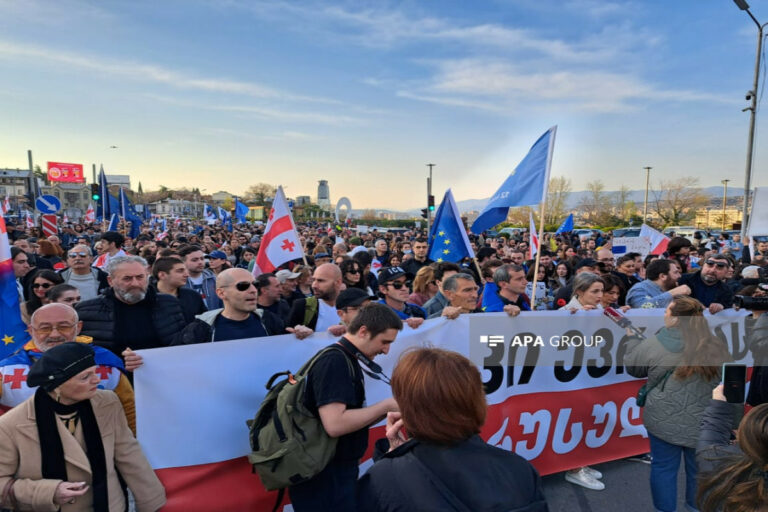 gurcu mitinq