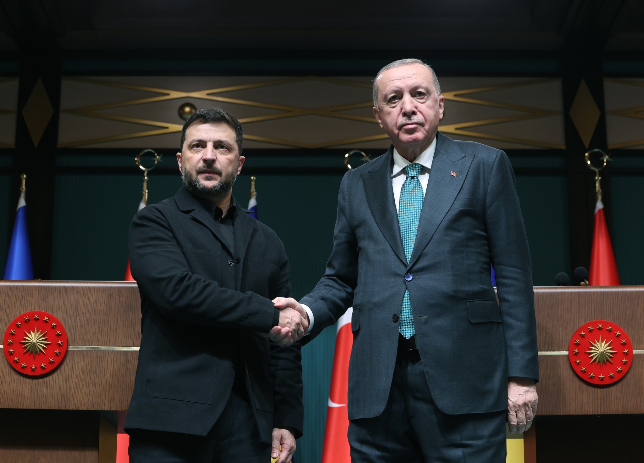 Cumhurbaşkanı Erdoğan - Ukrayna Devlet Başkanı Zelenskiy