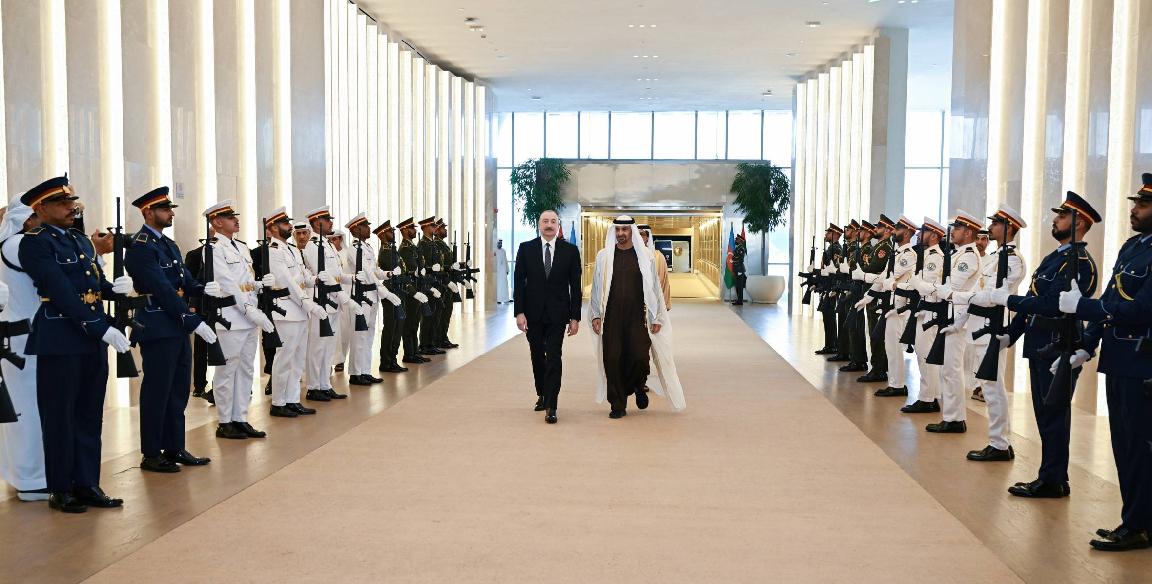 Prezident İlham Əliyev Birləşmiş Ərəb Əmirliklərinə səfərə gedib