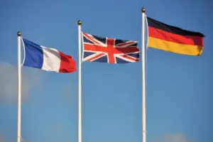 brit alman fransa bayraq