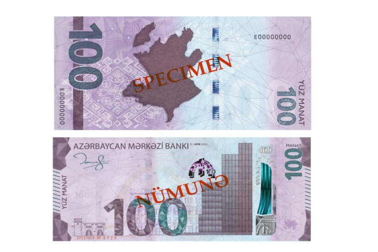 yüz manatliq yeni