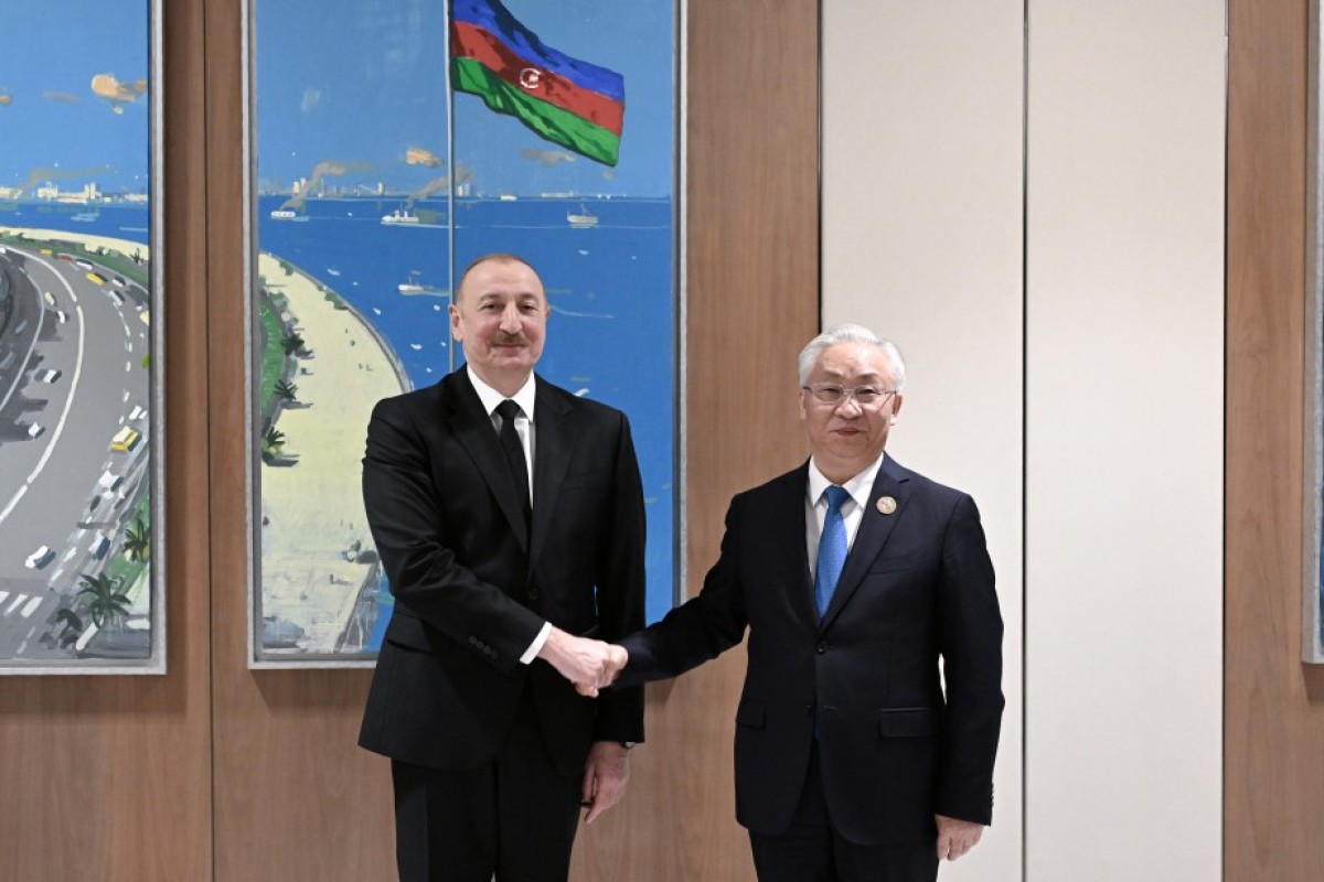 Prezident İlham Əliyev Çin Baş nazirinin müavinini qəbul edib