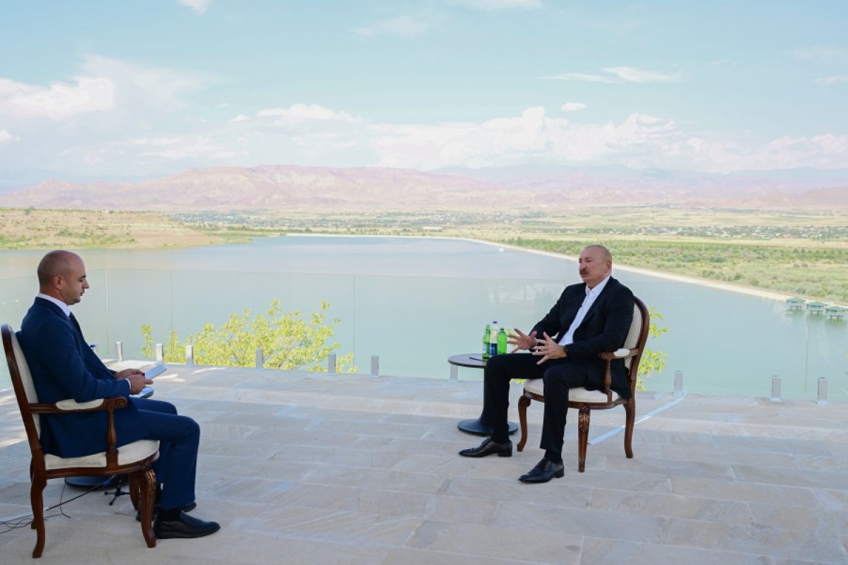 Prezident İlham Əliyev Naxçıvanda Azərbaycan Televiziyasına müsahibə verib – TAM MƏTN