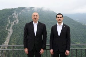 İlham Əliyev və Sərdar Berdimənəmmədov