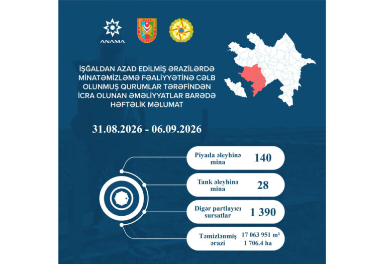 zərərsizləştirilən mina və sursatlar