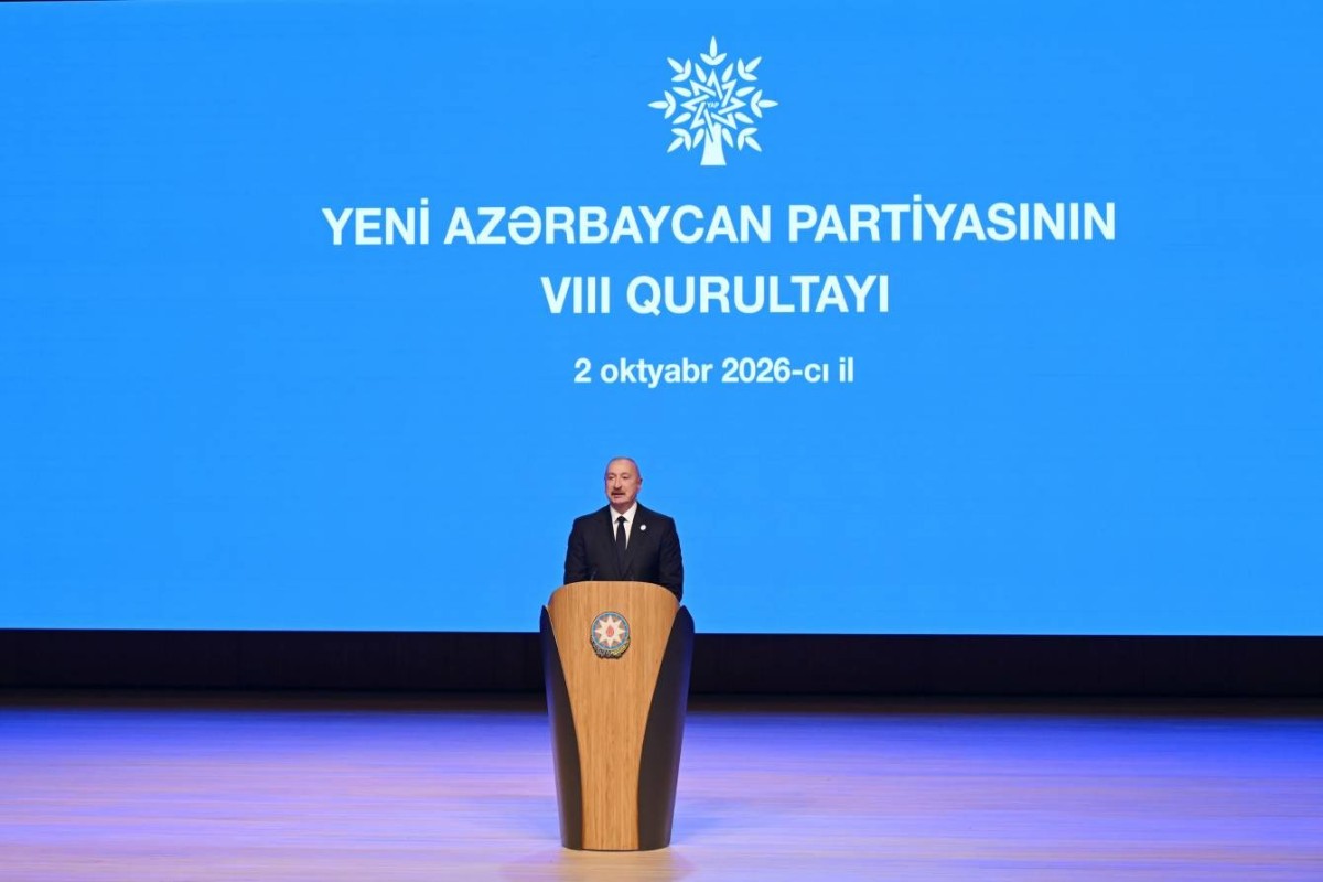 Yeni Azərbaycan Partiyasının VIII Qurultayı keçirilir –